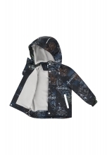 Куртка-ветровка OLDOS Active Леон без утепл. на флисе, арт. 221023-grey