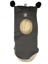 Шапка-шлем KIVAT с бамбушками со звездой шерсть, арт. 543-79-65