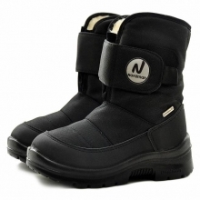 Ботинки зимние Nordman Next Black с липучкой, арт. 215035-01