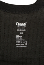Термобелье комплект д/дев 2-х слойн OLDOS, арт. 420DN-black